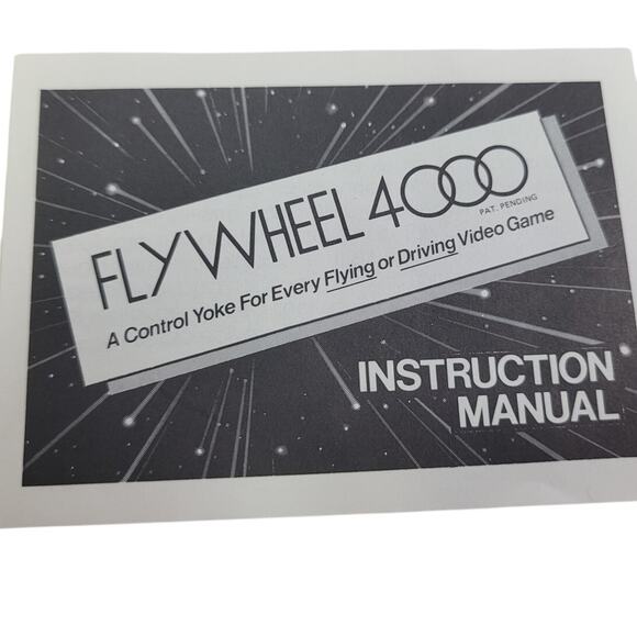 Vintage 1986 Selectronic Flywheel 4000 Control Yoke W Original Box New Condition - Picture 11 of 13